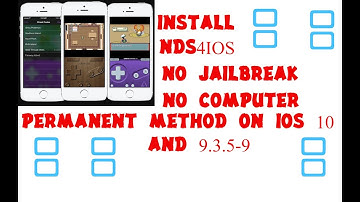 How to get iNDS and NDS4iOS Permanently on iOS 10 & iOS 9 No Jailbreak & Computer iPhone, iPad, iPod