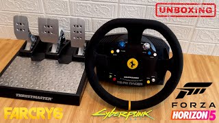 Thrustmaster TS-PC Ferrari 488 Challenge Edition + Pedals Unboxing