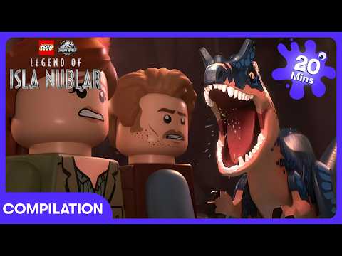 Under the Volcano! 🌋😮🦖 | LEGO Jurassic World | WildBrain Kids