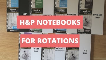 H&P, Progress, Neuro, Peds, OBGYN, Surgery, ICU H & P Template Notebooks - Medical Basics Review
