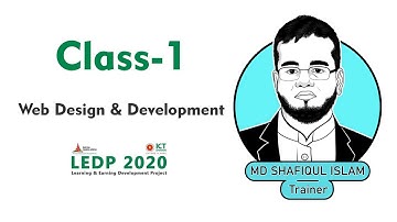 LEDP | Web Design and Development | Bangla Tutorial | Class-01