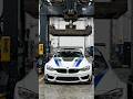 BMW M4 GT3 vs Hydraulic Press💥 Extreme Car Crush Test#bmwm4gt3 #hydraulicpress #carcrush#bmw#shorts