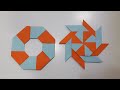 Сюрикен звездочка из бумаги. Оригами трансформер How To Make a Paper Transfoming Ninja Star-Origami.