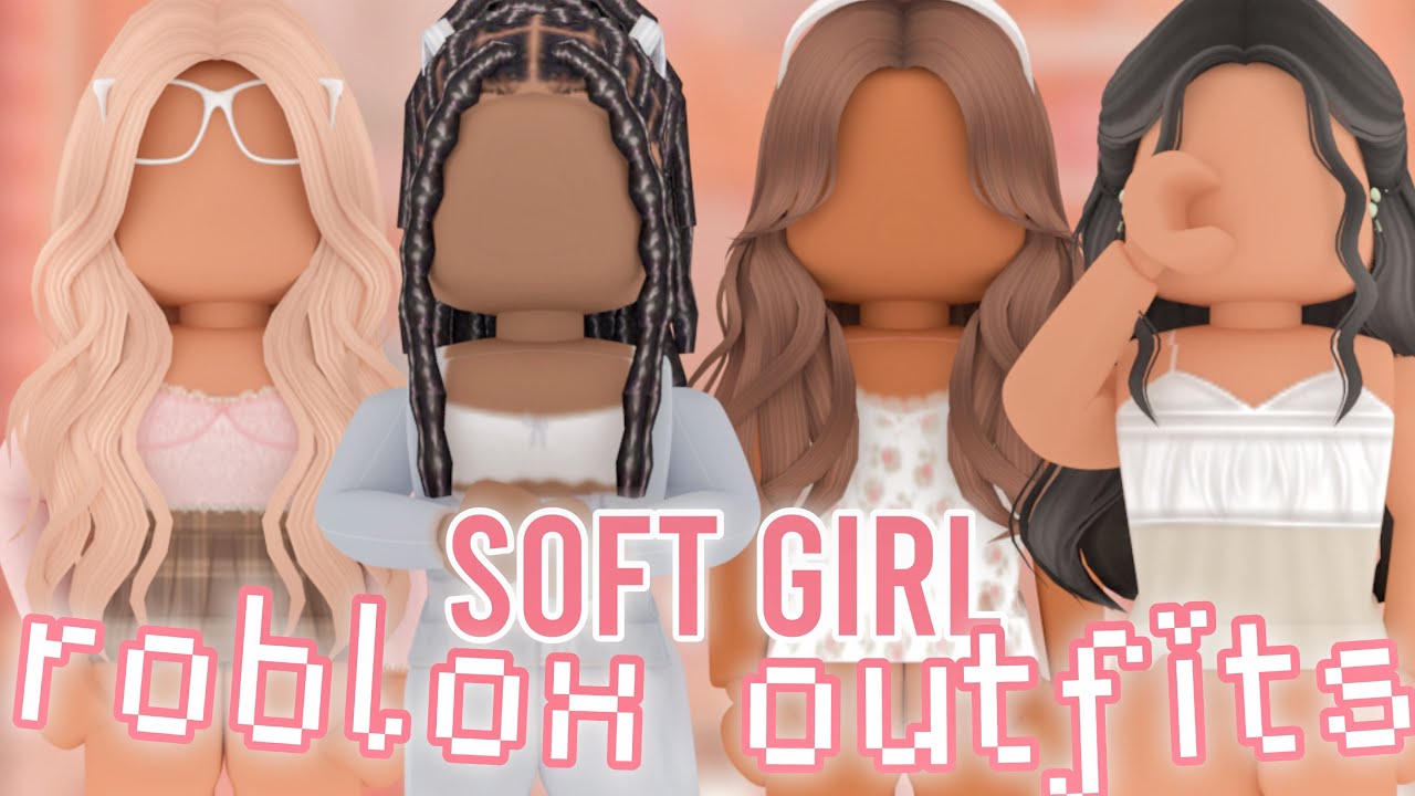 8 Soft Girl Outfits ♥ ideas  roblox animation, roblox funny