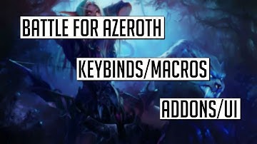 Beast Mastery Hunter BFA 8.0.1 UI Addons and Macros