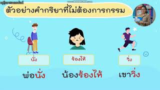 วิชาภาษาไทยชั้น ป.3 เรื่อง คำกริยา