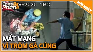 Trộm Gà Cúng Rồi Đứng Nhai Ngấu Nghiếng Tại Chổ, Gã Ăn Mày Bị Chủ Nhà C*hém Đến Tắt_Thở