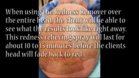 Redness Remover for scalp micropigmentation