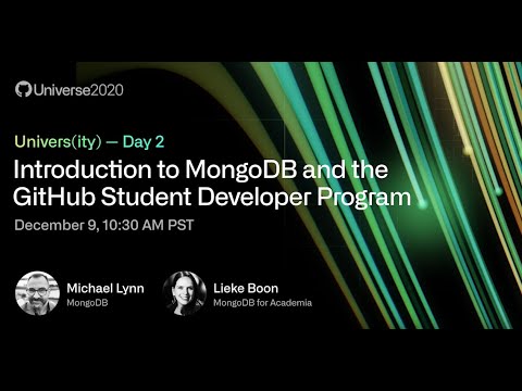 Introduction to MongoDB and the GitHub Student Developer Program ...