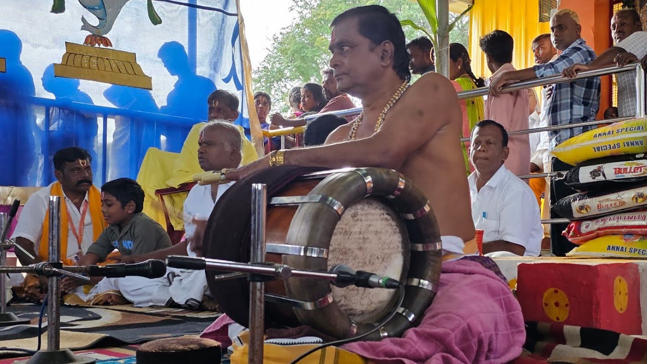 Sri Dharmakondaraja Thirumalai Thirukovil | Vellore | Thani - Thavil TGM, KGK, BRV - 27/01/2024