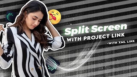 split Screen Transition 💓Preset link 📍#dnediting #presetalightmotion