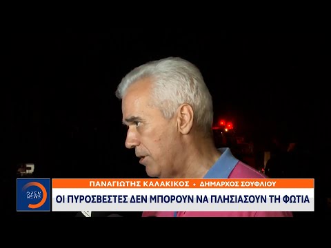 Φωτιά στον Έβρο: Νύχτα αγωνίας για τους κατοίκους της Δαδιάς | Μεσημεριανό Δελτίο Ειδήσεων | OPEN TV