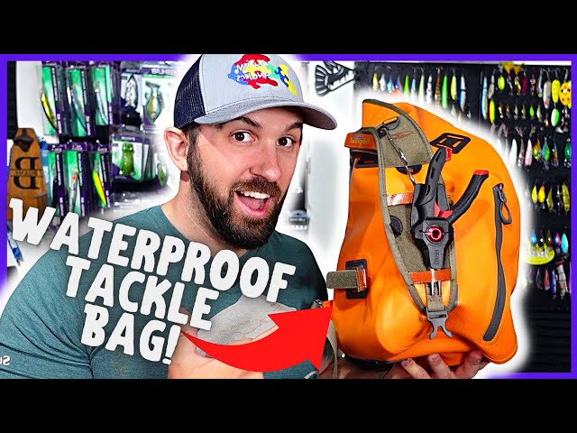 WATERPROOF TACKLE BAG For Wading  Fish Pond Thunderhead PACKED! 