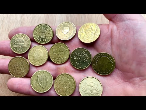 50 euro cent - 12 coins