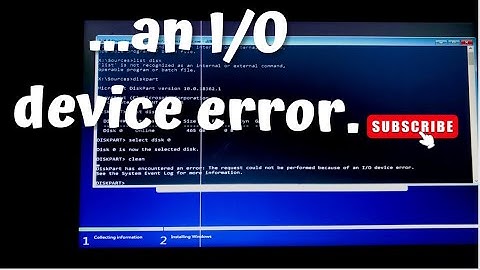 We Couldn’t Delete The Selected Partition [error: 0x8007045d]