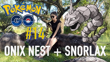 POKEMON GO SINGAPORE #14 ONIX NEST + SNORLAX