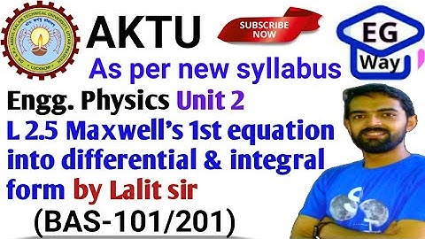 Unit 2nd | L2.5 Maxwell