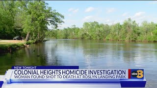 Homicide investigation is underway after woman found dead in Appomattox River in Colonial Heights
