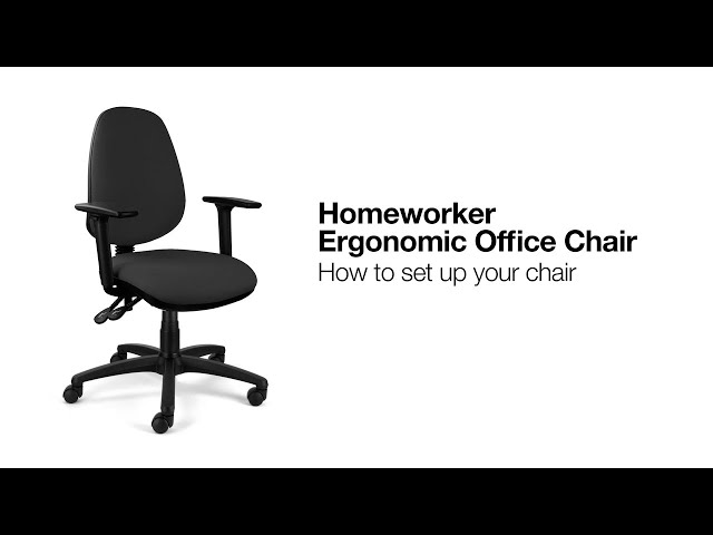 Ergonomic Chairs for a Home Office from Posturite