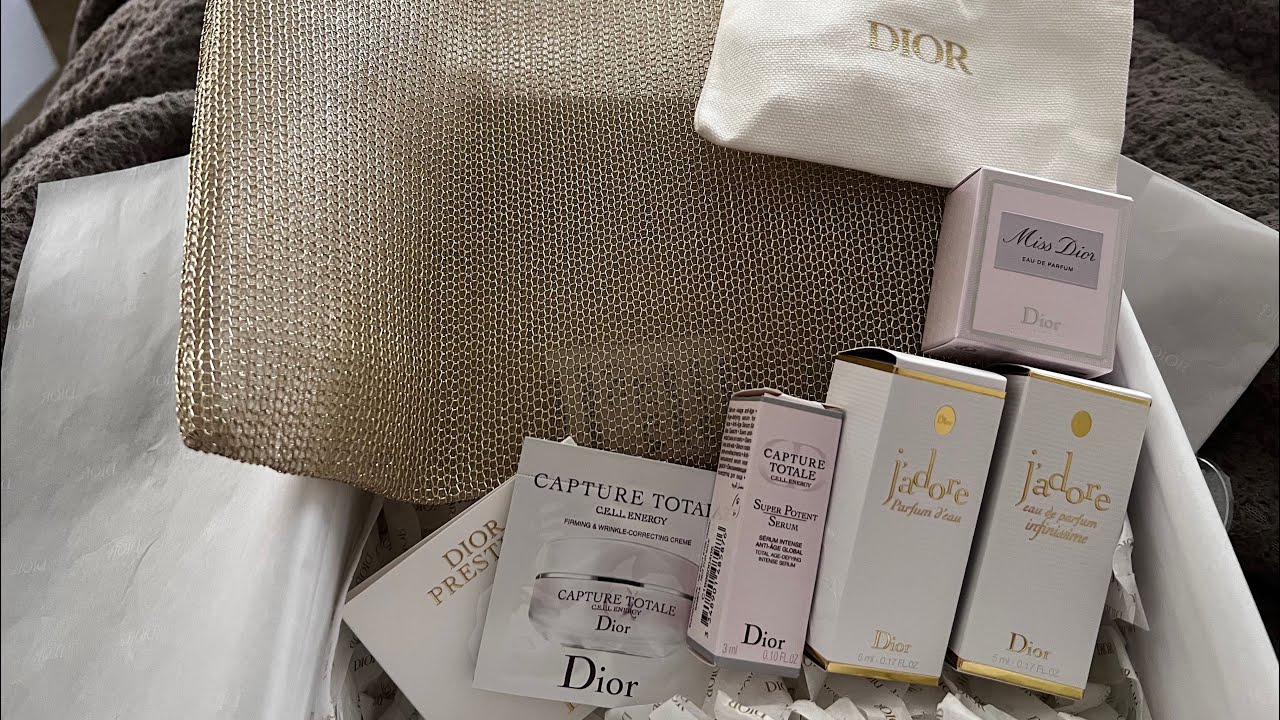 Dior Unboxing promo codes YouTube