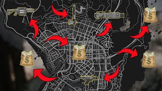 GTA 5  Best Secret Weapon & Money Locations ( Unlimited Money & Rare Weapons)