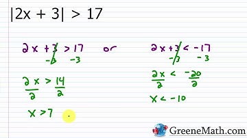 Solving Absolute Value Inequalities