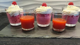 عندك فراولةحضري أبن موس الفراولة بمكونين فقطavez-vous de fraise faites mousse au fraise en2étapes