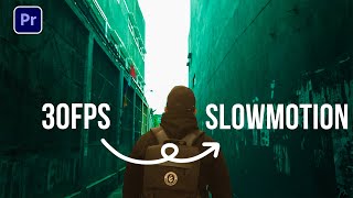 Smooth Slow Motion Tutorial from 30fps footage | Premiere Pro Tutorial screenshot 4
