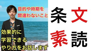 99%の行政書士試験受験生は間違った六法の使い方をしてる？！　独学合格　条文素読は「やるべき時期」と「目標設定」が明確化しないと意味がない。