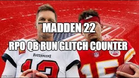 Madden 22 Glitches Cheats and Tips - RPO Power QB Glitch Run Counter