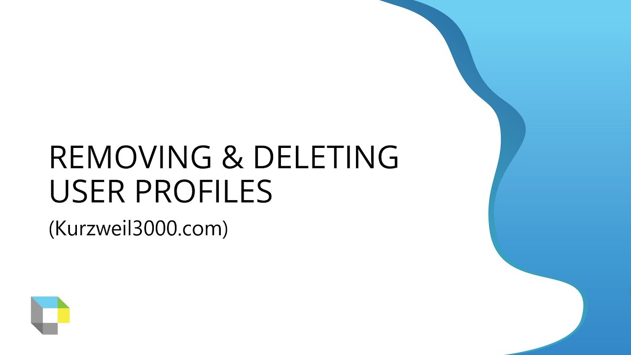 REMOVING & DELETING USER PROFILES (WEB) - YouTube