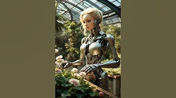 Robot Tending Delicate Flowers in Greenhouse! 🌸🔬 Gentle Bot! #nextgenai #automation #roboticssystem