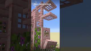 Cherry Garden Archway Design 🌸 [Minecraft 1.20]