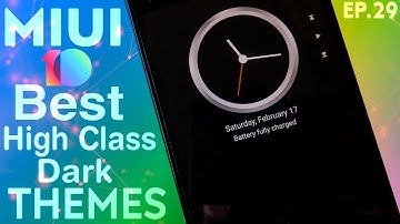 Best New DARK MIUI 10 MINIMAL Themes ! High Class Themes For MIUI 10/9 Must Watch ! EP-29