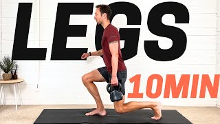 10 Min Kettlebell Legs Workout for Runners
