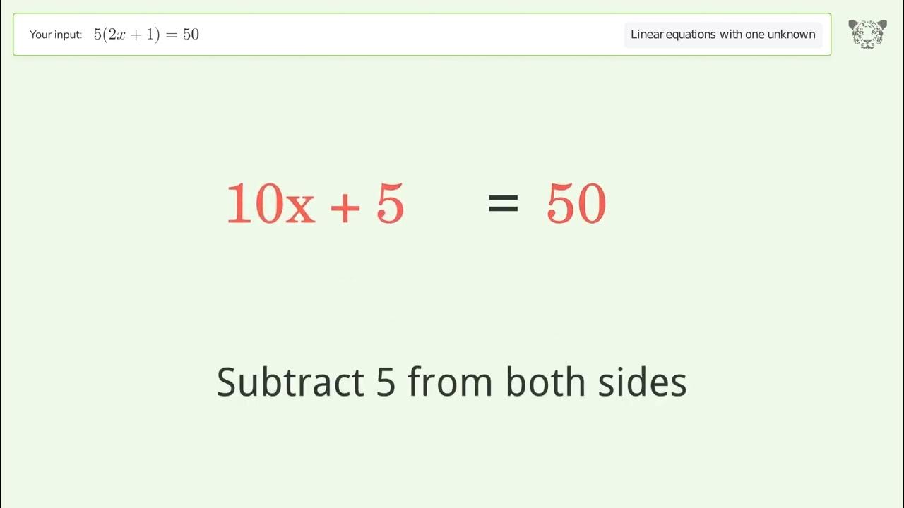 linear-equation-with-one-unknown-solve-5-2x-1-50-step-by-step