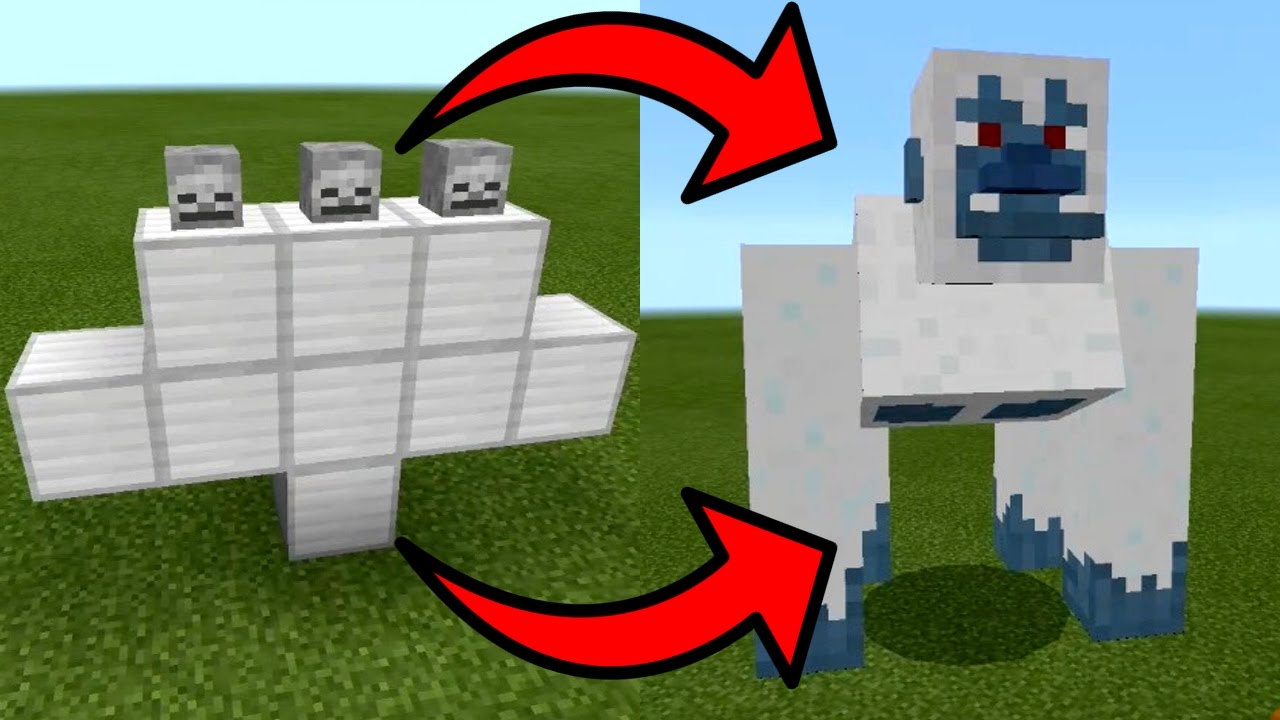 How To Spawn the Yeti Boss in Minecraft Pocket Edition 