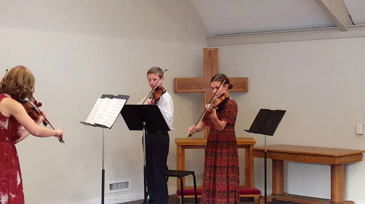 Patrick McClain, Violin Recital, Quartet, 180603