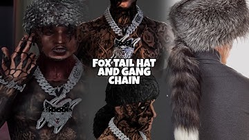 Making A Fox Tail Hat And Gang Chain Set GTA 5 RP (FiveM) | Blender 3D Modeling