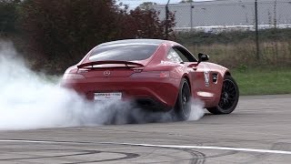 Mercedes-AMG GT S w/ ASG Exhaust - LOUD Revs, Burnout & Drag Racing!