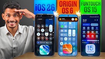 OriginOS 6 vs Funtouch OS 15 vs iOS 26 - im Shocked 🤯