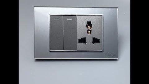 Công Tắc Ổ Cắm Điện Âm tường Mặt Kính Cường Lực TENKO I Tenko.com.vn