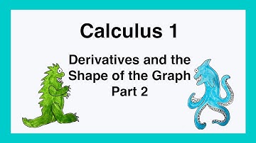 Calculus 1: 4.3 How Derivatives Affect the Shape of the Graph - Part 2