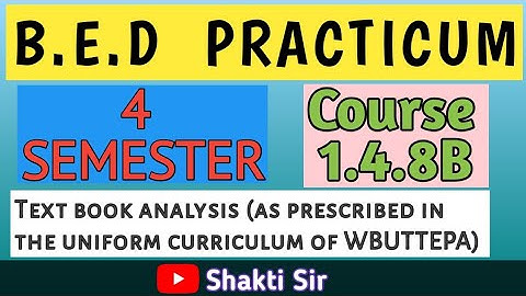 B.E.D Practicum ।। 4 Semester ।। Knowledge And Curriculum Part -II ।। Shakti Sir ।।