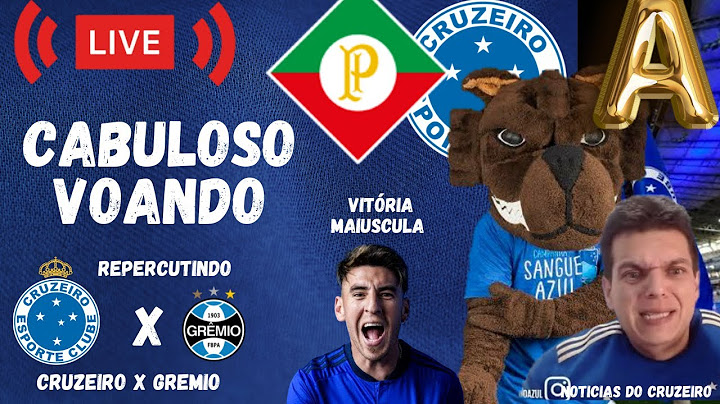 CRUZEIRO ATROPELA O GREMIO E SEGUE VOANDO - DEBATE SOBRE CRUZEIRO