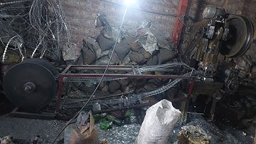 Razor wire Press Machine #shorts #shortfeed #reels #trending #RazorWire