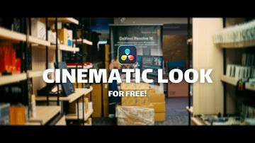 How to Create a Cinematic Look Absolutely for FREE in Davinci Resolve 19! Color Grading Tutorial