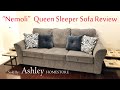 "Nemoli" QUEEN SLEEPER SOFA REVIEW - Sold By Ashley Homestore