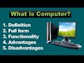 what is Computer | Definition and History of computer