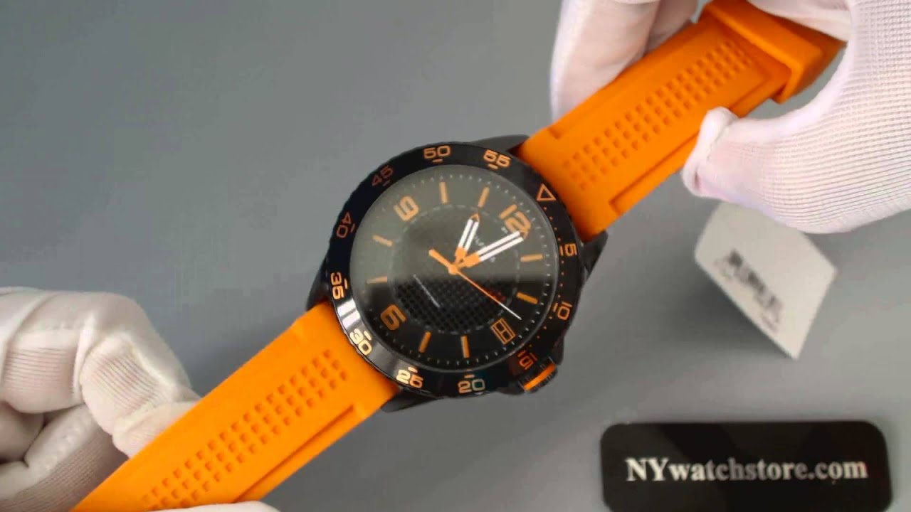 tommy hilfiger watch orange